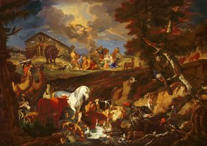 Noah offers up a Sacrifice as a Sign of his Gratitude